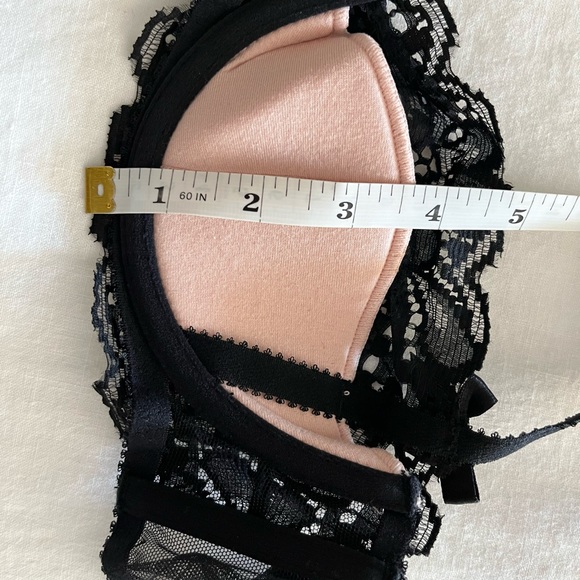 NWT L’Agent by AP Reia Lace Wire Balcony Bra - Picture 7 of 8